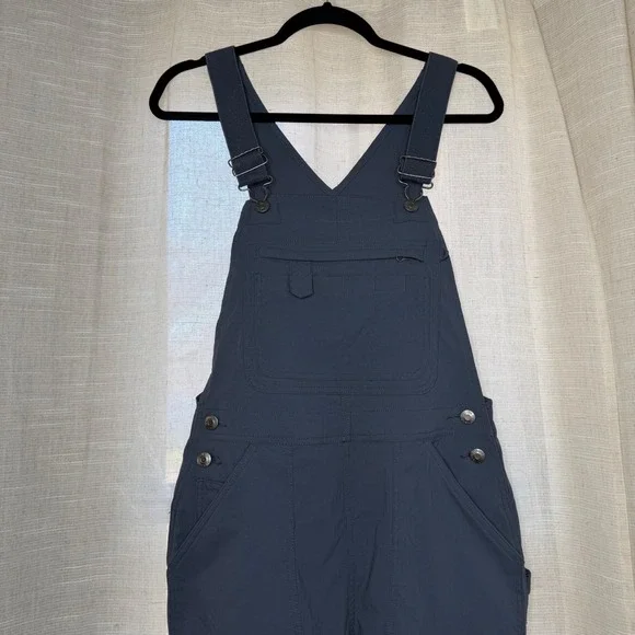 Duluth Trading Heirloom Gardening Bib Overalls Ripstop Dark Gray Womens XS x 31 - Picture 3 of 9